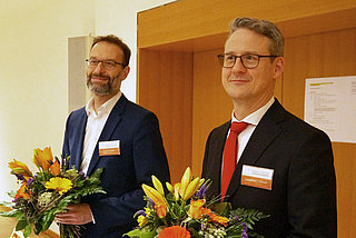 Friedrich Nollau (l.) und Hans-Peter Vollbach