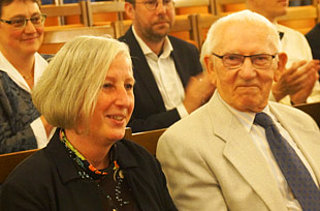 Synodalpräsidenten i.R. Gudrun Lindner und Rolf Böttcher