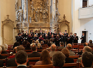 Chor der Hochschule für Kirchenmusik in der Andacht